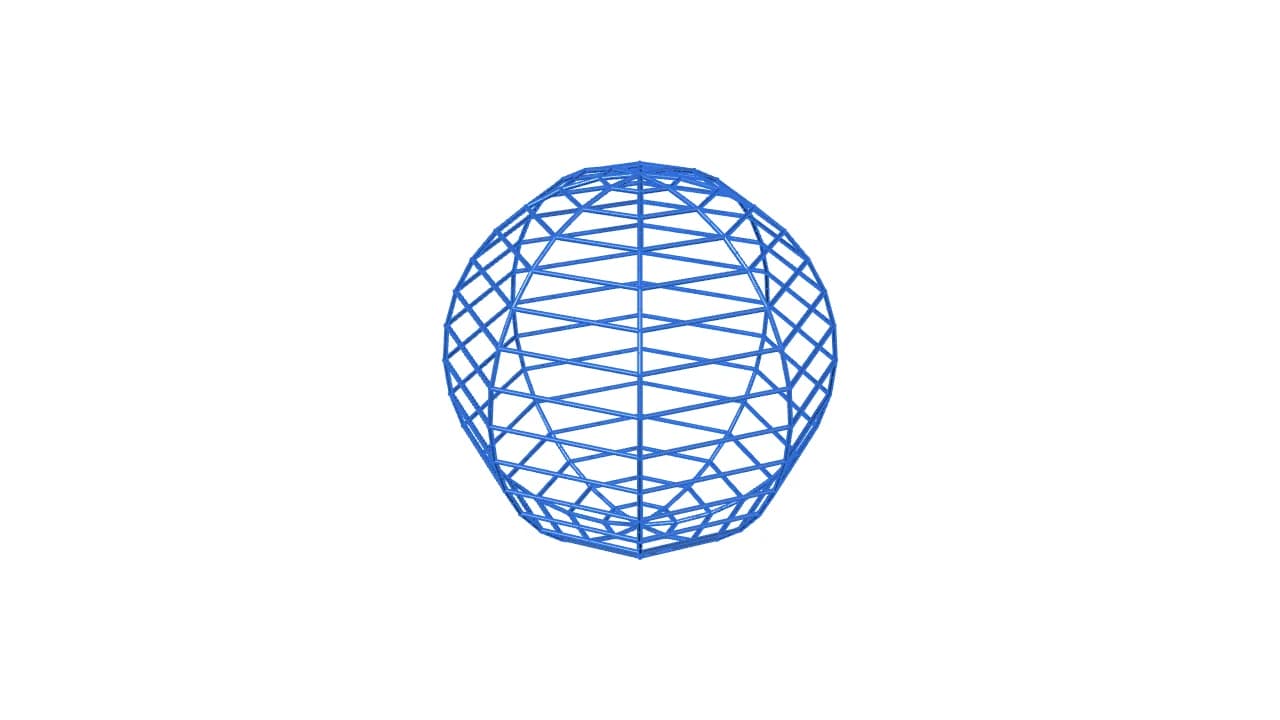 Level069 Geodesic dome (Mesh Sphere) — model
