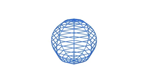 L069 GH-L069 — Geodesic dome (Mesh Sphere)