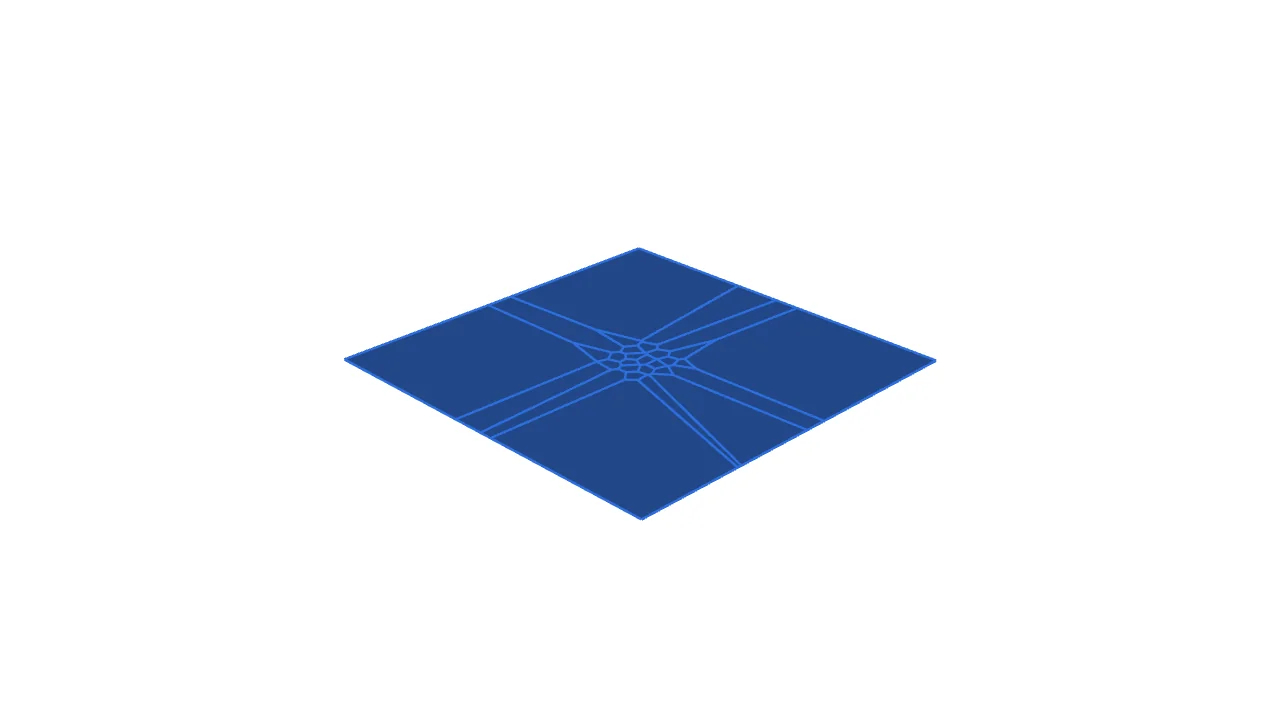 Level009 Voronoi 2D セル — model