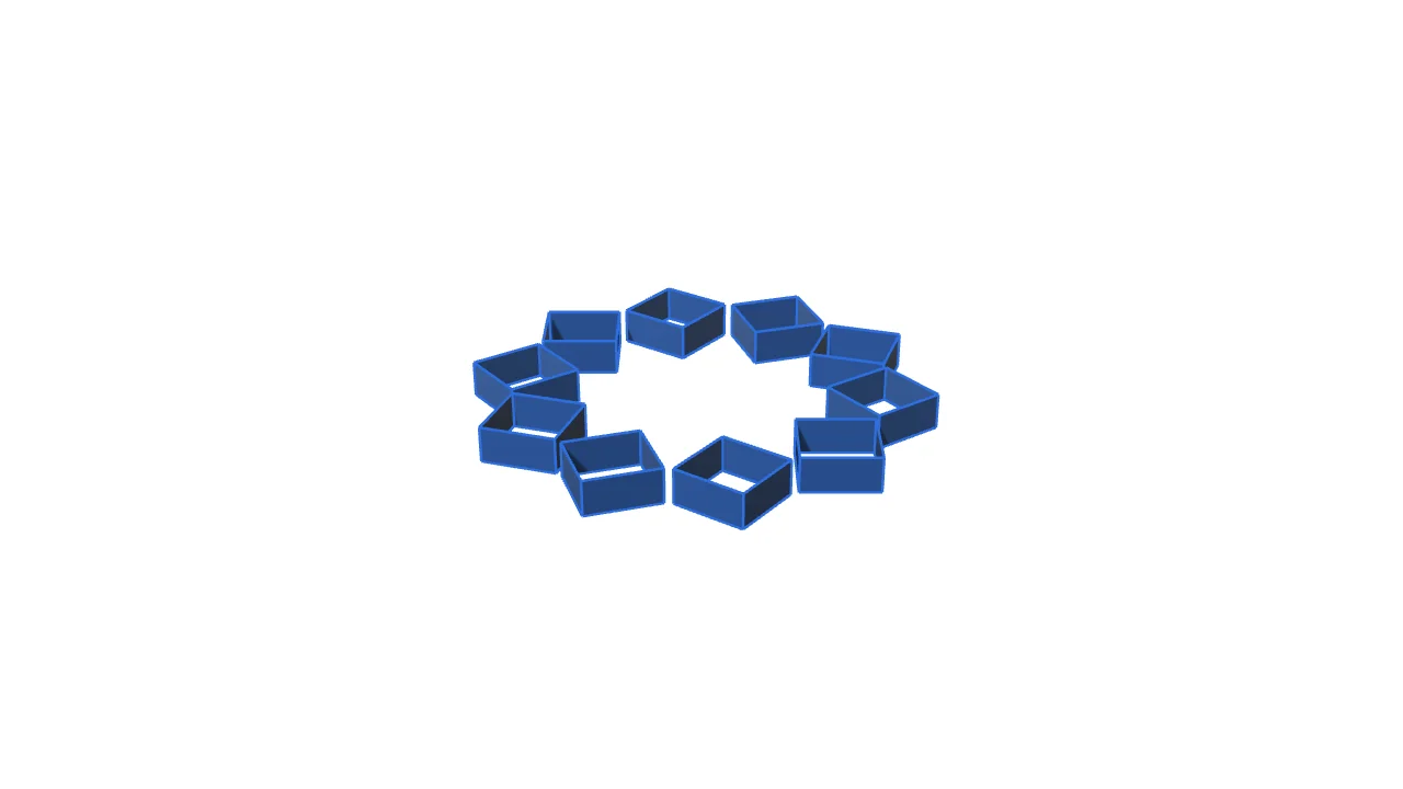 Level052 Penrose 5fold + Extrude — model