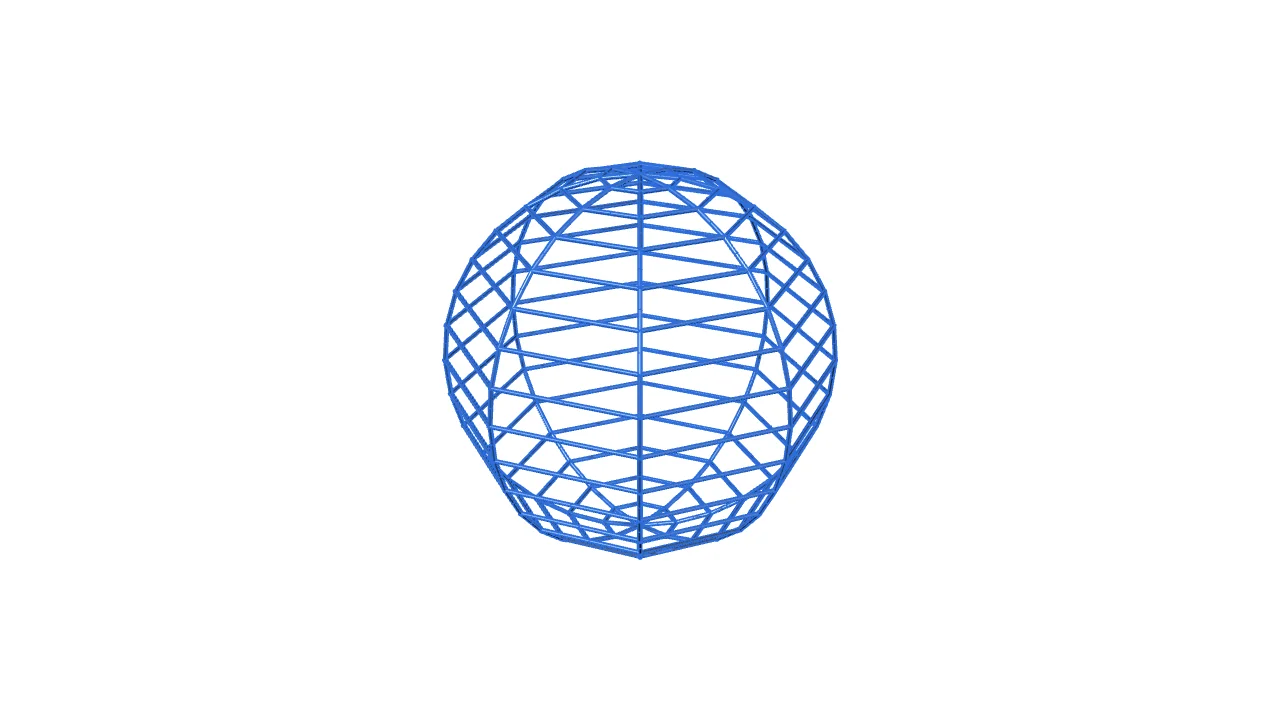 Level069 Geodesic dome (Mesh Sphere) — model